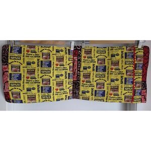 Spam Brand Fabric Placemat Yellow Blue Red Black Novelty Homemade
